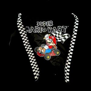 Mario kart black bomber jacket